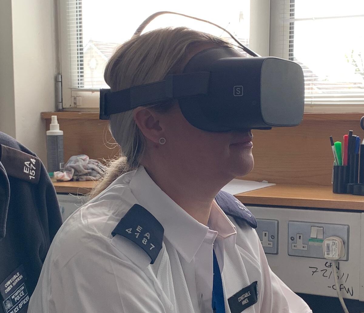 MET Police use Cornerstone VR headsets